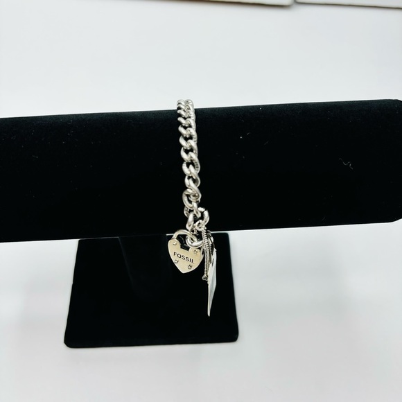 FOSSIL Silver Chain Bracelet - Picture 5 of 9